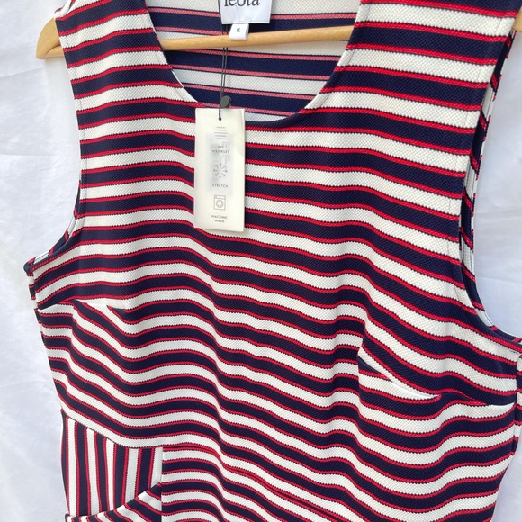 Sale NWT Leota Panel Dress in Cabana Stripe 1L - Picture 10 of 12